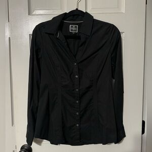 Express black long sleeve button down The Essential shirt Size M